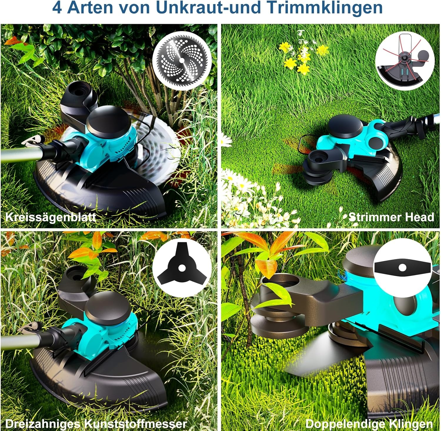 Accu Grastrimmer met 3-in-1 functie - 34% Korting!