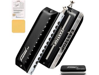 Chromatische Mondharmonica C-toets - 12 Gaten, 34% Korting