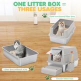 Roestvrij Staal Kattenbak - 29% Korting!