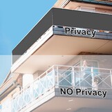 Sunnylaxx Balkonscherm Antraciet 90x400cm - 33% Korting!