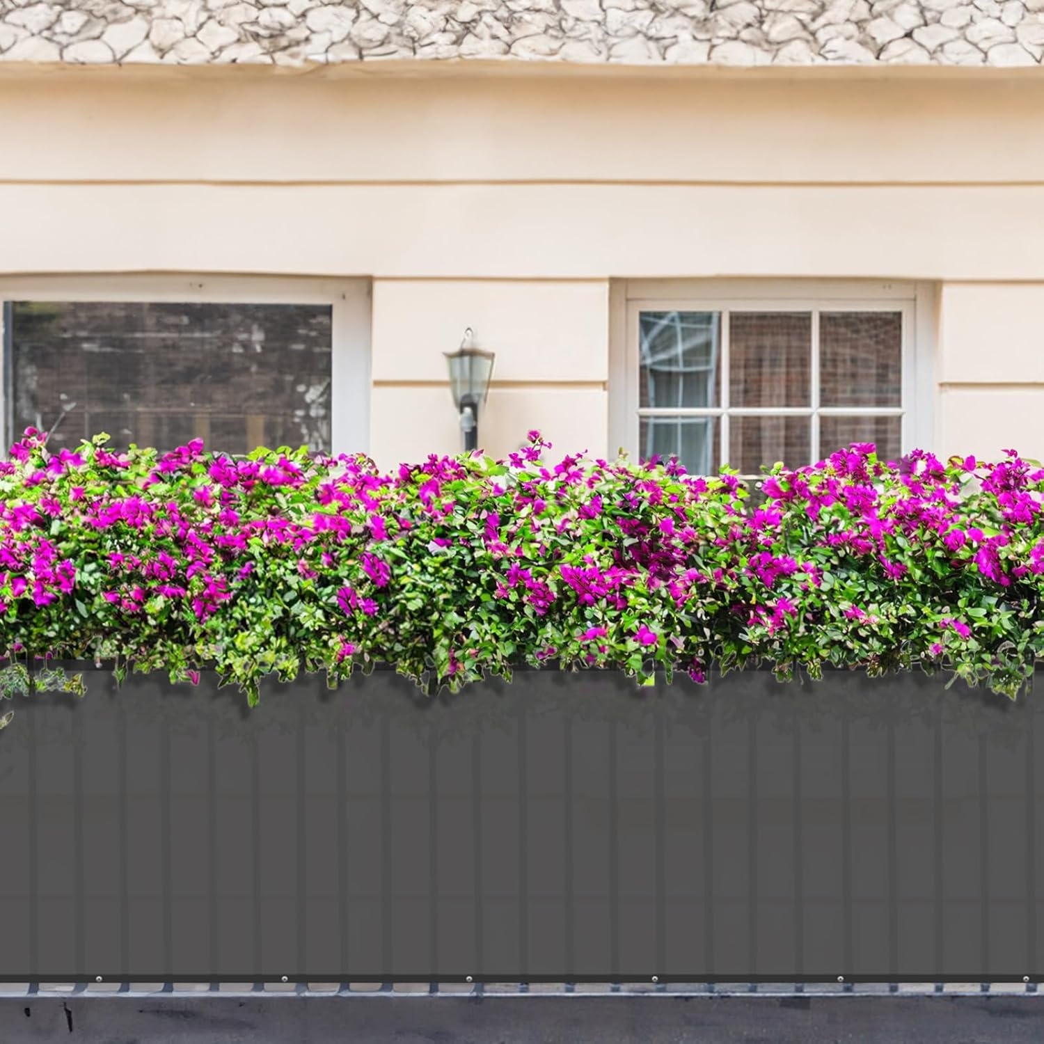 Sunnylaxx Balkonscherm Antraciet 90x400cm - 33% Korting!