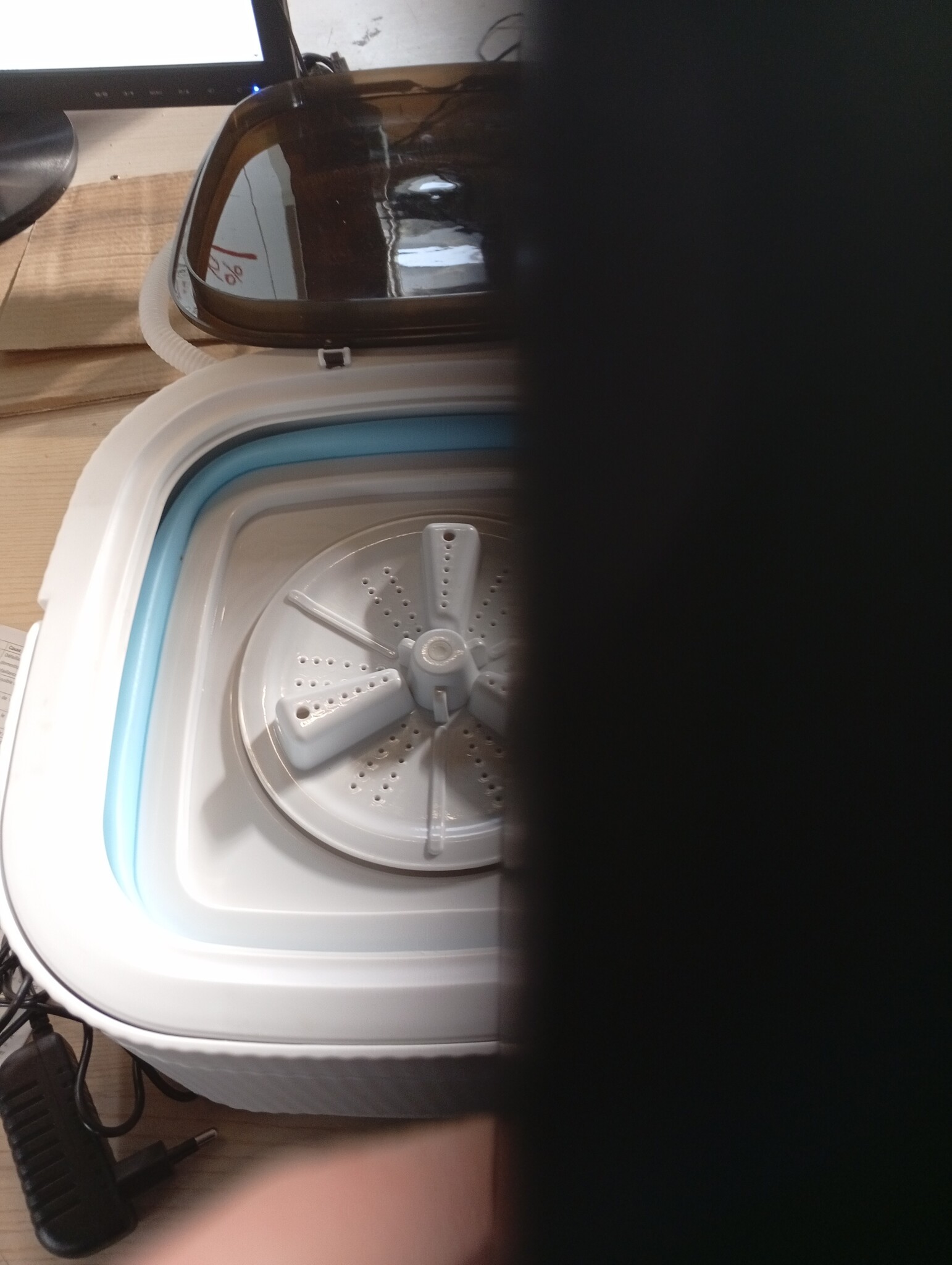 Mini Wasmachine 13L Opvouwbaar - Blauw - 53% Korting!