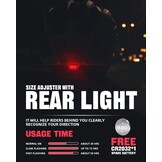 VICTGOAL MTB Fietshelm met Vizier & LED - Zwart/Wit - Nu 29% Korting!