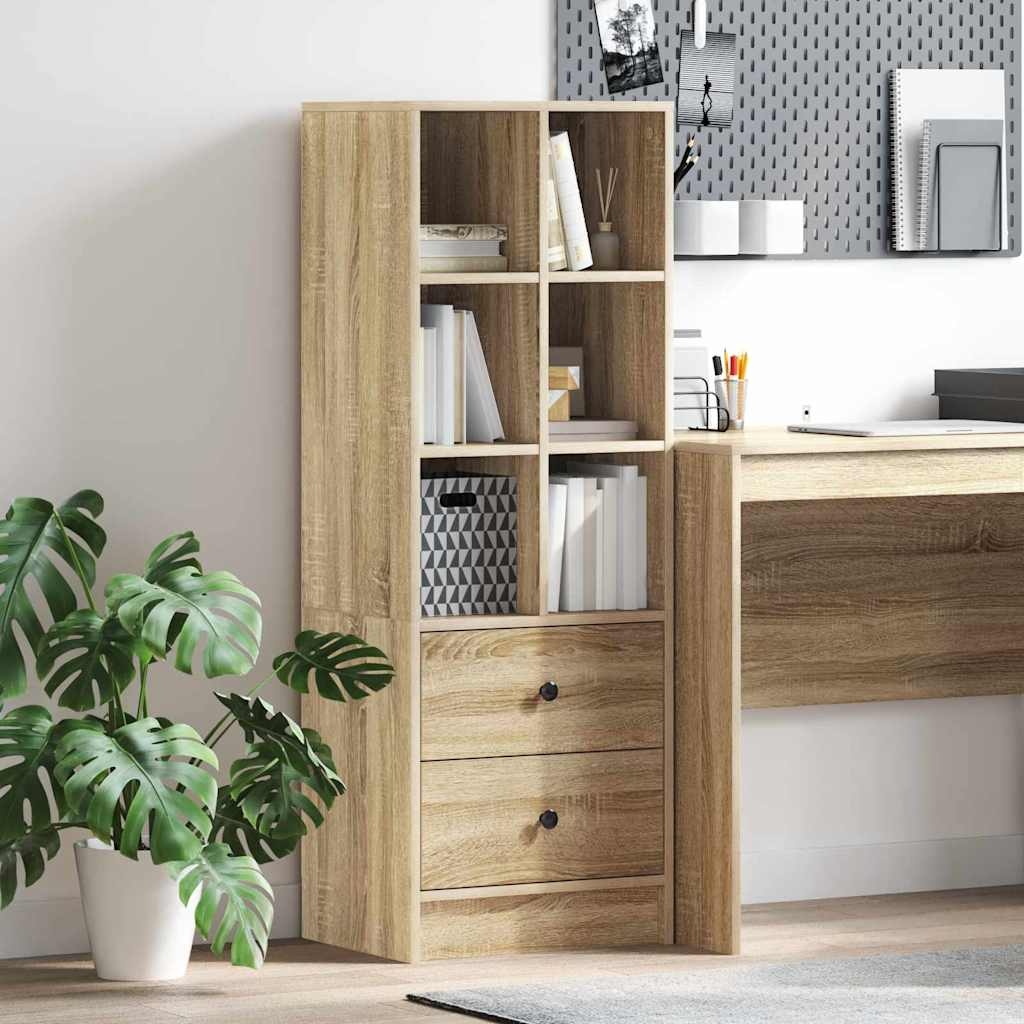 vidaXL Highboard Sonoma Eiken: 58% Korting!