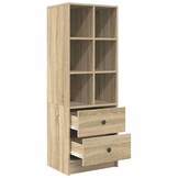 vidaXL Highboard Sonoma Eiken: 58% Korting!