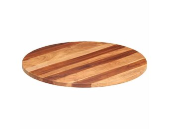 Tafelblad Massief Acaciahout 80cm - Nu 34% Korting!