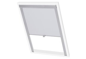 vidaXL Rolgordijn Verduisterend Wit (Velux 104) - 59% Korting