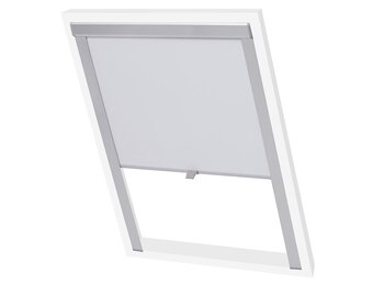 vidaXL Rolgordijn Verduisterend Wit (Velux 104) - 59% Korting