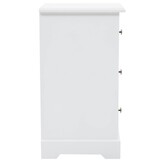 VidaXL Nachtkastje 35x32x59 cm Wit - 62% Korting!