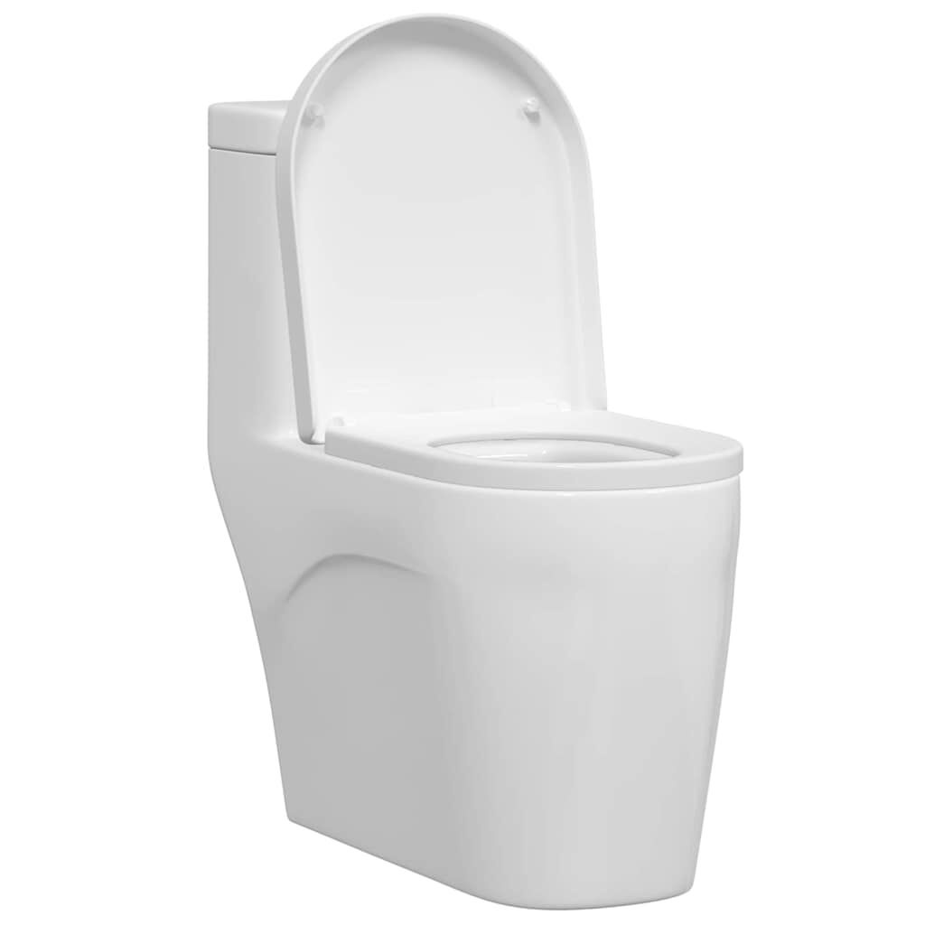 vidaXL Toiletzitting Wit 48x36.5x4.5cm - 56% Korting!