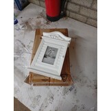 VidaXL Sleutelkastje met Fotolijst Wit - 70% Korting