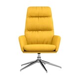 VidaXL Relaxstoel Stof Mosterdgeel - 72% Korting!