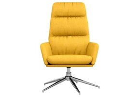 VidaXL Relaxstoel Stof Mosterdgeel - 72% Korting!