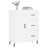 vidaXL Dressoir wit - 69,5x34x90 cm - 54% Korting