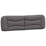 vidaXL Hoofdbordkussen 180cm Kunstleer Grijs - 57% Korting!