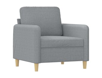 vidaXL Driezitsbank (52% korting) - 180 cm, stof, donkergrijs