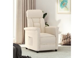 vidaXL Fauteuil Beige Microvezel (41% Korting)
