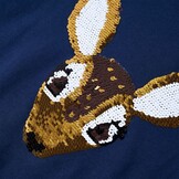 Kindershirt Lange Mouwen Marineblauw - 50% Korting