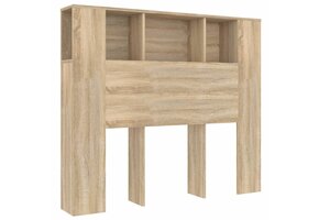 vidaXL Hoofdbordkast Sonoma Eiken (51% Korting)