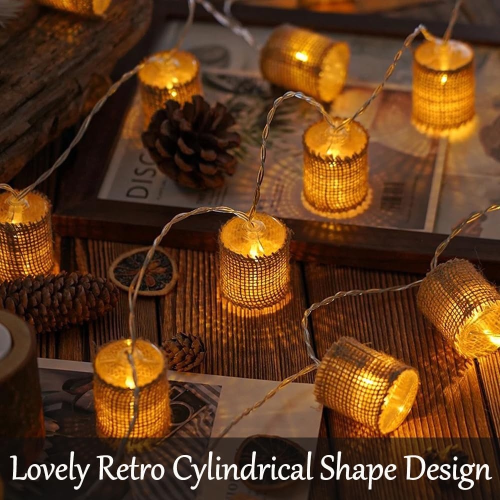Retro LED Lichtslingers - 2m, Warm Wit (48% Korting!)