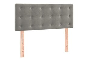 vidaXL Hoofdbord Lichtgrijs Fluweel - 68% Korting
