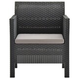 VidaXL Tuinstoel PP Rattan Antraciet - 61% Korting!