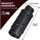 Oplaadadapter type 1 naar type 2,16a naar 32a type 2