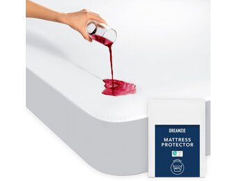 Dreamzie - Matrasbeschermer 150x190 - Duurzame en Waterdichte Matras - Matrasbeschermer 150x190 cm - Optimale Bescherming en Ademend