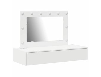 VidaXL Kaptafel met Lade & Spiegel - Wit, 73% Korting!