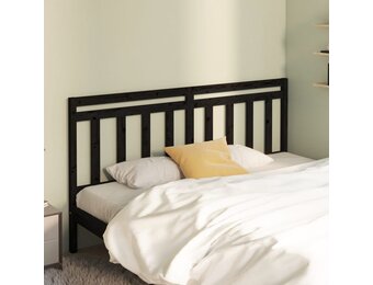 VidaXL Hoofdbord Grenenhout Zwart - 68% Korting!