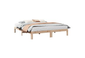 vidaXL Bedframe zonder matras massief grenenhout 180x200 cm