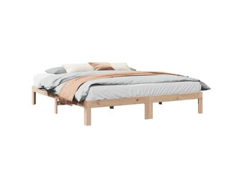 vidaXL Bedframe zonder matras massief grenenhout 180x200 cm