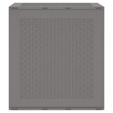 vidaXL Tuinopslagdoos Lichtgrijs 55 x 53 x 57 cm Polypropyleen