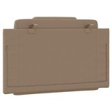 vidaXL Hoofdbordkussen 90 cm kunstleer cappuccinokleurig