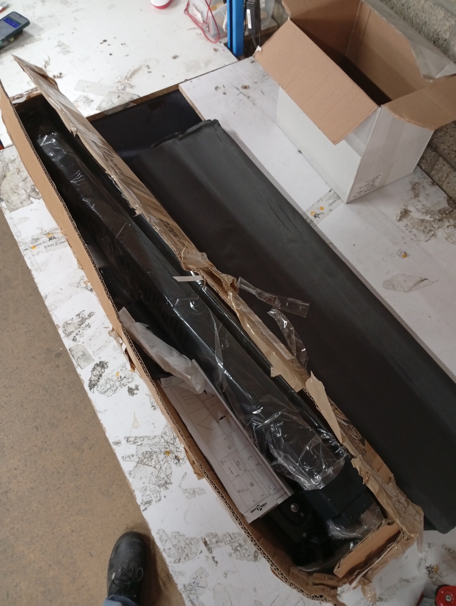 vidaXL Windscherm uittrekbaar 220x300 cm antracietkleurig