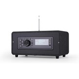 BEA103-028 LCD-scherm FM/DAB+ radio/Bluetooth/USB/AUX IN lichtzwarte radio met afstandsbediening en dual-alarm-modus