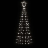vidaXL LED Kerstboom 180cm Koud Wit - 59% Korting!