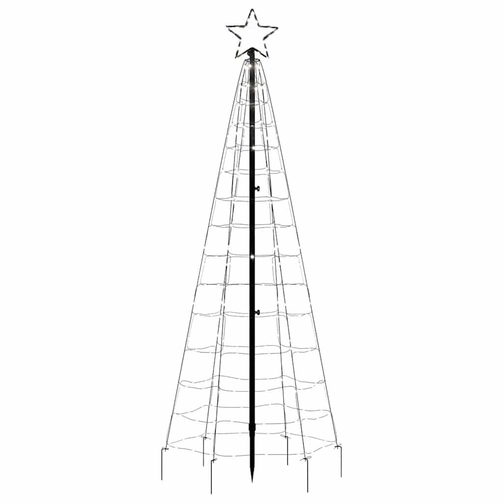 vidaXL LED Kerstboom 180cm Koud Wit - 59% Korting!