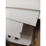 vidaXL Dressoir 60x39x80 cm bewerkt hout wit