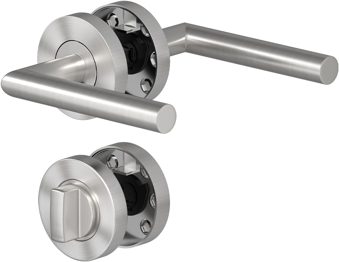 RVS Deurkruk Set Binnendeuren - Zilver - 37% Korting!
