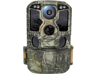 KJK Wildcamera met mobiele telefoontransmissie-app, 4K 64MP HD WLAN Bluetooth wildcamera met bewegingsmelder nachtzicht, 64 GB geheugenkaart, 0,1 s trigger