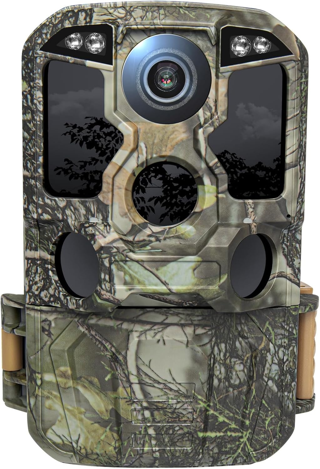 KJK Wildcamera met mobiele telefoontransmissie-app, 4K 64MP HD WLAN Bluetooth wildcamera met bewegingsmelder nachtzicht, 64 GB geheugenkaart, 0,1 s trigger