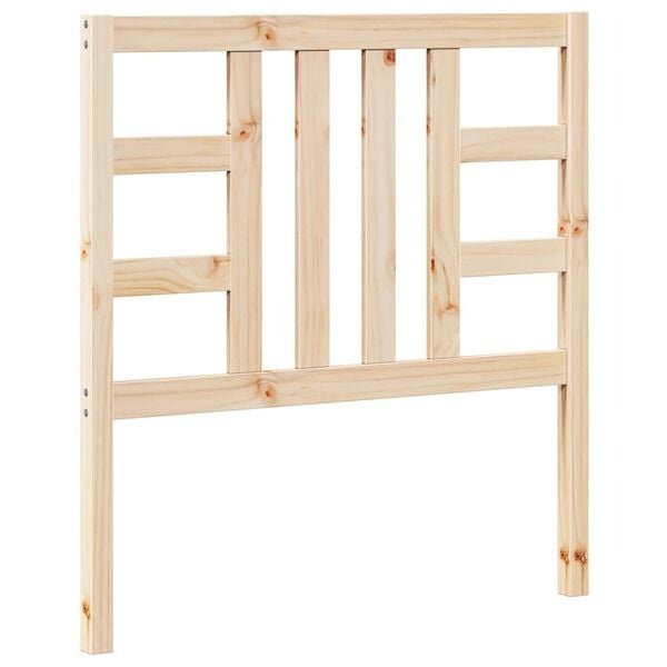 vidaXL Hoofdbord Grenenhout (96x4x100 cm) - 57% Korting!