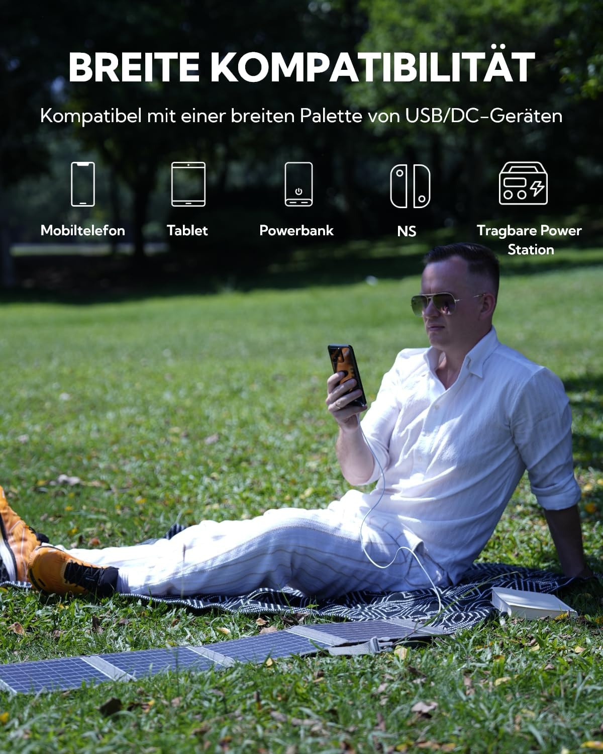 LUMOPAL Opvouwbaar Zonnepaneel 40W - 29% Korting!