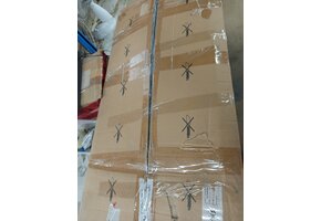 vidaXL Chaise longue met kussens stof donkergrijs