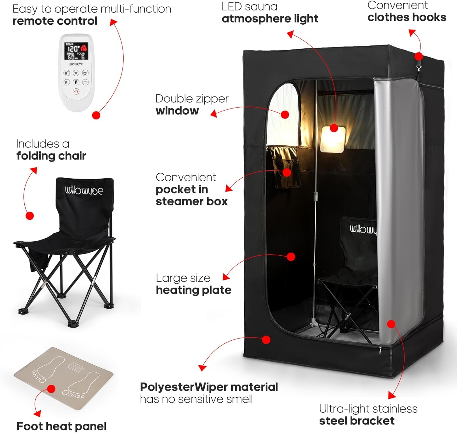 Draagbare Infrarood Sauna voor Thuis - 30% Korting