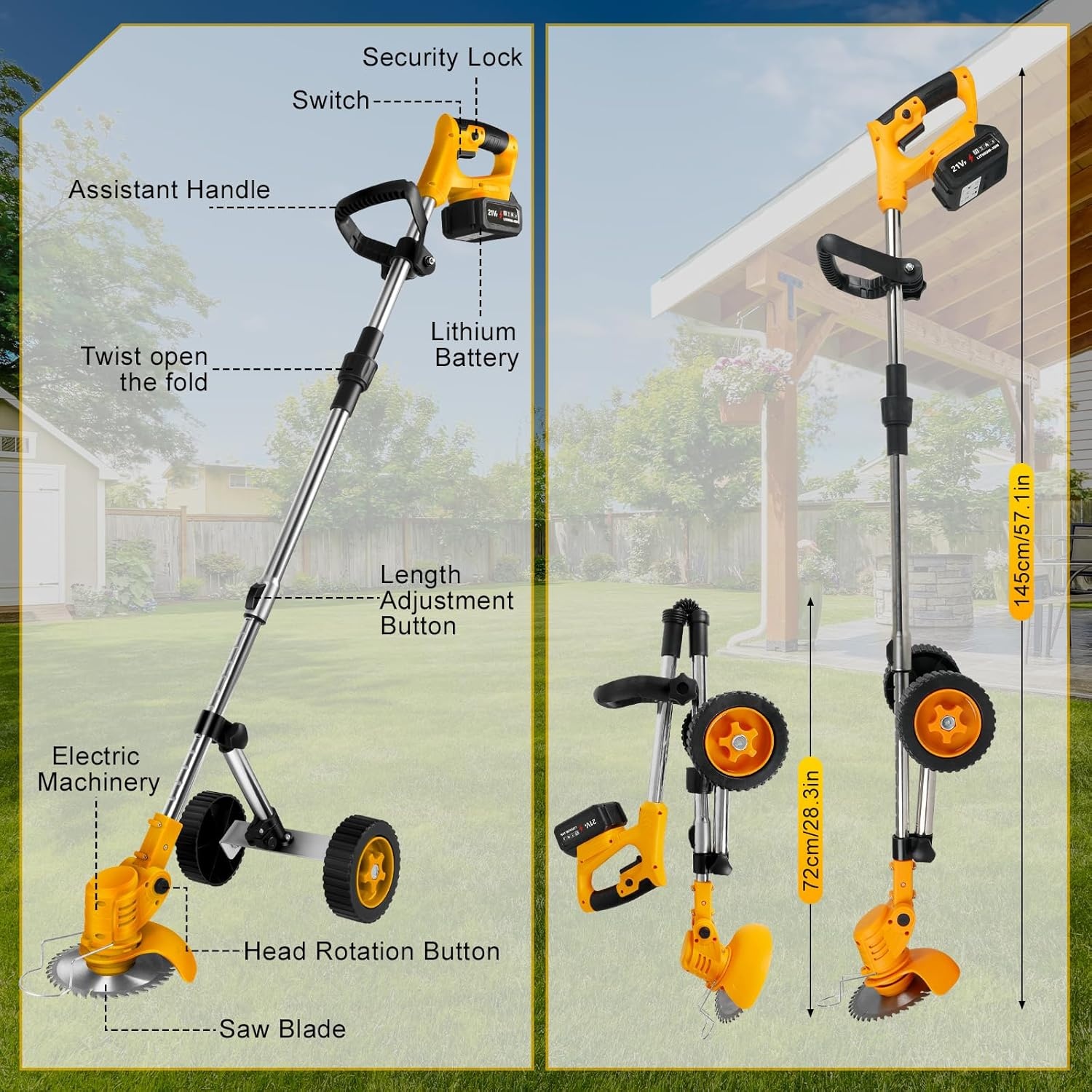 Accu Grastrimmer Makita 18V - 3-in-1, Telescopisch, 34% Korting!