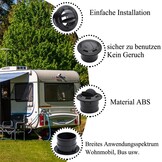 2x Universele Ventilatie-uitlaat 75mm - Auto, Camper - 28% Korting