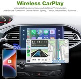 ISUDAR Draadloze CarPlay Kit Peugeot/Citroen met 30% Korting