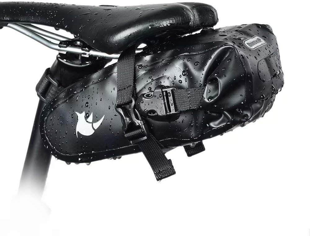 Rhinowalk Waterdichte Zadeltas - 1.5-13L - Zwart - 29% Korting!